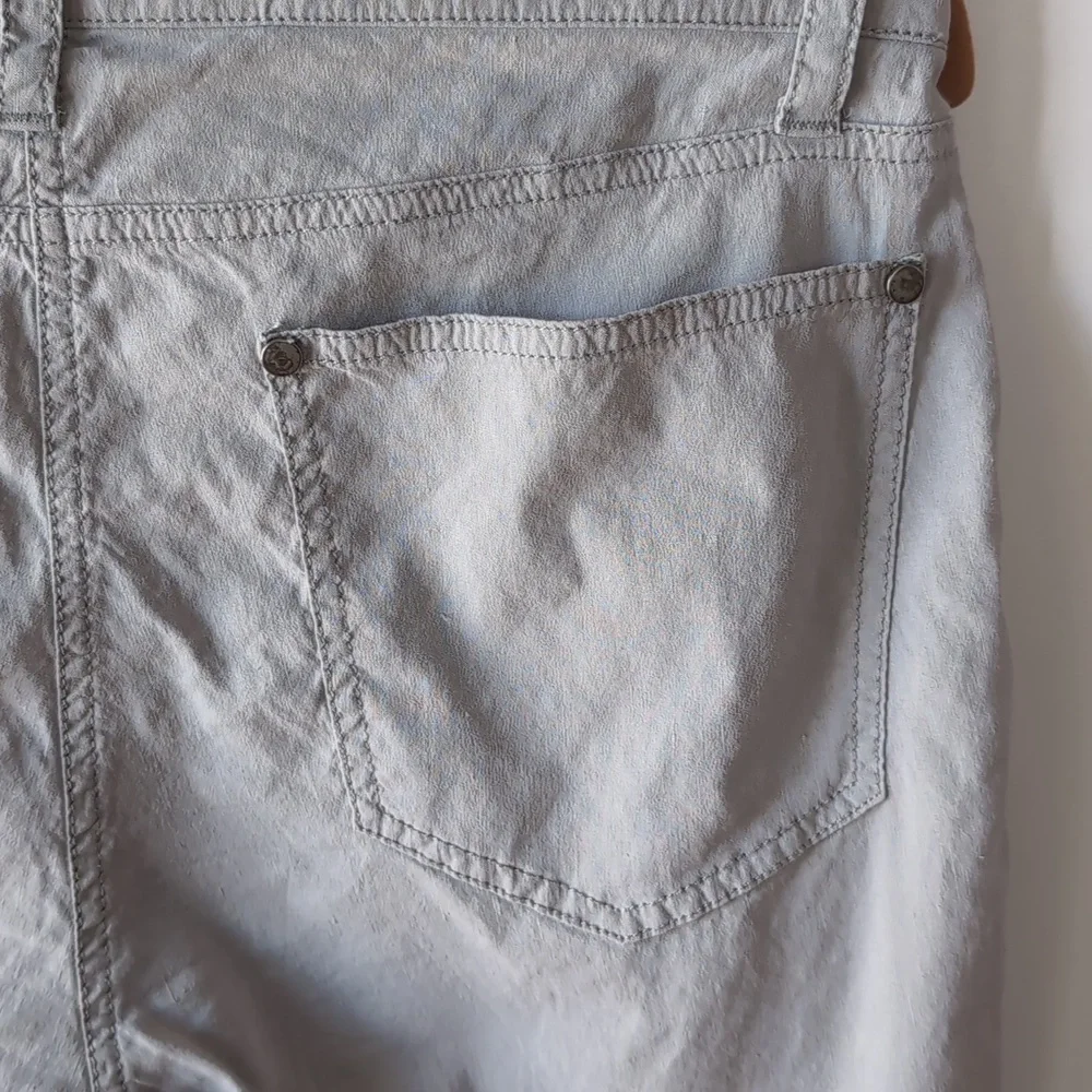 Eileen Fisher Viscose Linen Straight Jean Pants 6